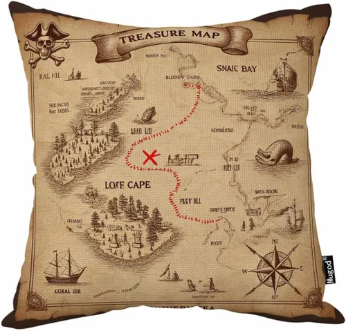Miniatura 12 de Mugod Beach Rules - Funda de almohada con texto en inglés "Go for a Walk Relax", estilo pastoral con letras azules y blancas, fundas de almohada