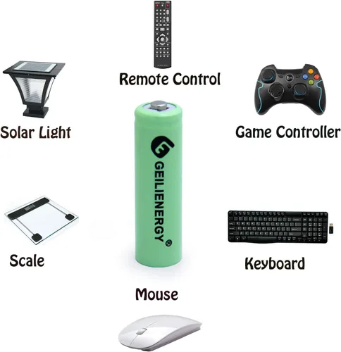 Miniatura 7 de Pilas de luz solar AAA Triple A NIMH 600mAh 1.2V recargables para luces de jardín, control remoto ratones (paquete de 8)