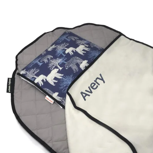 Miniatura 11 de Urban Infant Tot Cot Tapete de Siesta para Niños - Tapete de Siesta para Niños Pequeños Guardería Preescolar Cubierta de Ropa de Cama con Manta