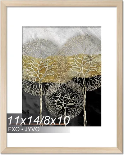 Miniatura 123 de Fxojyvo Marco de Fotos de 4x6, Muestra Foto de 3.5x5 con Paspartú o 4 x 6 Sin Paspartú, Liviano y de Alta Transparencia Marco de 4 por 6 para Pared