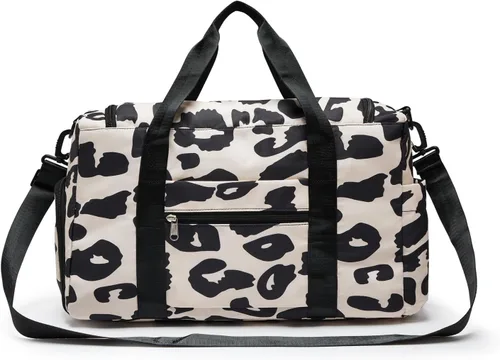 Miniatura 379 de Pequeña bolsa de gimnasio para mujer, bolsa de viaje con compartimento para zapatos