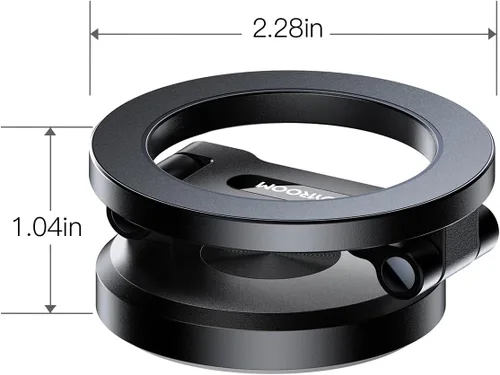 Miniatura 9 de JOYROOM Se ajusta al soporte MagSafe para coche, [todo metal] soporte magnético para teléfono para automóvil con imanes fuertes, soporte para iPhone