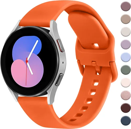 Miniatura 10 de AK para Samsung Galaxy Watch 5 Banda 40mm 44mm/Galaxy Watch 5 Pro Bandas 45mm, Correa Deportiva Suave de 20mm para Galaxy Watch 5