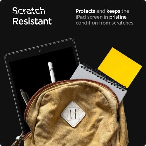 Miniatura 3 de Spigen Protector de pantalla de vidrio templado [GlasTR Slim] diseñado para iPad de 10.2 pulgadas (9ª (2021) / 8ª (2020) / 7ª (2019)