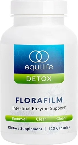 Equilife Suplemento de mezcla de enzimas Florafilm – Ayuda a Distruir las biopelículas microbianas, apoya la salud intestinal en hombres y mujeres,