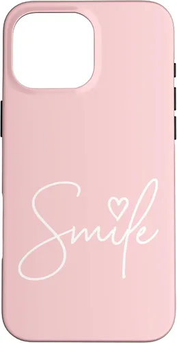 Miniatura 19 de Linda funda de sonrisa rosa claro para iPhone 17