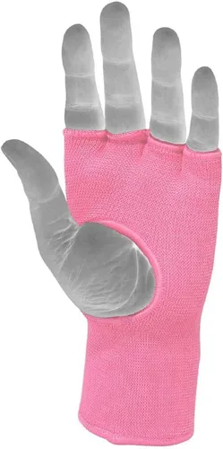 Miniatura 4 de Muay Thai - Guantes interiores de boxeo protectores para mano, puño de MMA (rosa, L)