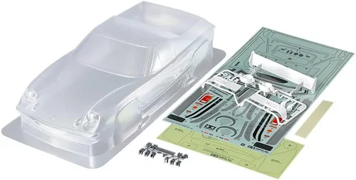 Tamiya 51672 Lotus Europa M-C RS225 mm - Juego de carrocería para coche a control remoto, carrocería de repuesto, RC, modelización, multicolor