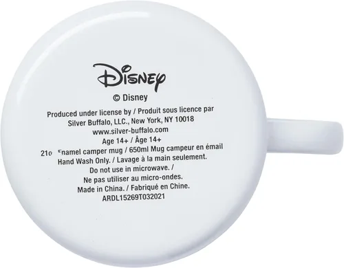 Miniatura 4 de Silver Buffalo Disney Mickey Mouse Aw Shucks Whoopee - Taza esmaltada, 21 onzas