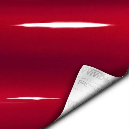 Miniatura 7 de VViViD+ Rollo de Película de Vinilo Ultra Brillante Metálico Rojo Caramelo para Envolver Automóviles Repuesto Premium de Pintura con Tecnología