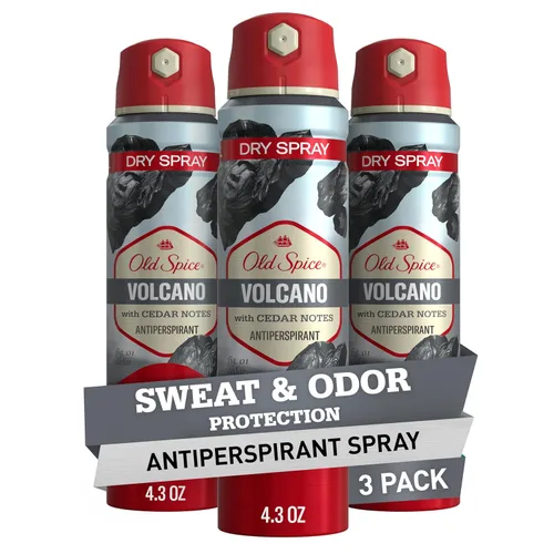 Old Spice Dry Spray Desodorante antitranspirante para hombres, frescura 24/7, protección 24/7, sudor y olor 24/7, suave para la piel con