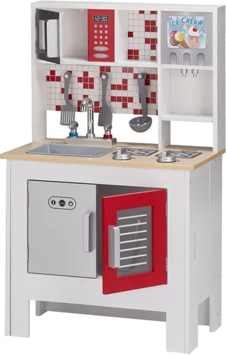 Miniatura 2 de Teamson Kids - Cocina plegable grande - Juego blanco