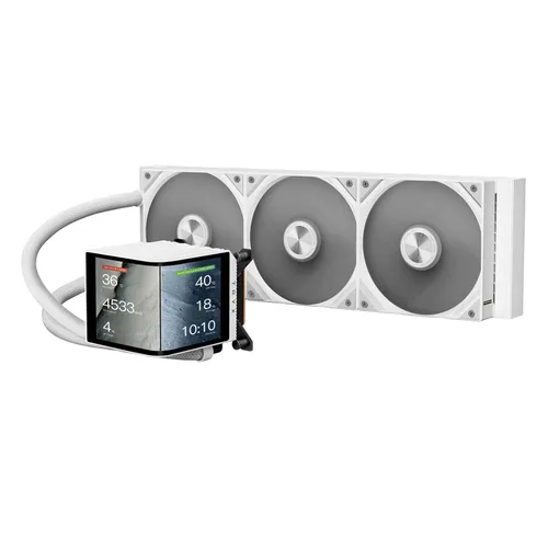 Miniatura 20 de TRYX Panorama 240 240 mm AIO 6.67'' AMOLED Pantalla en forma de L con efecto anamórfico 3D personalizable Enfriador AIO 240 mm 8ª generación Bomba