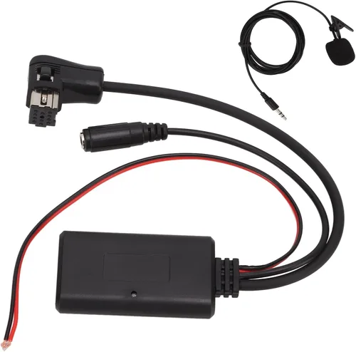 Miniatura 7 de Fydun Adaptador Bluetooth AUX de coche Bluetooth conector para módulo estéreo de audio Cable de audio estéreo adaptador de entrada AUX con micrófono