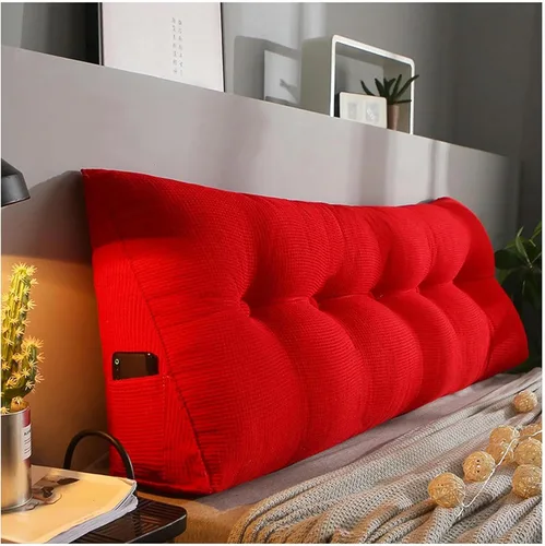 Miniatura 15 de Triangular Headboard Pillow Bed Wedge Pillow Large Reading Pillow Comfortable Lumbar Bed Pillow Reading Backrest Cushion with Removable Washable