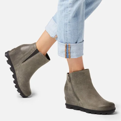 Miniatura 5 de SOREL Joan of Arctic Wedge III - Botas de cuña de cuero impermeables para mujer