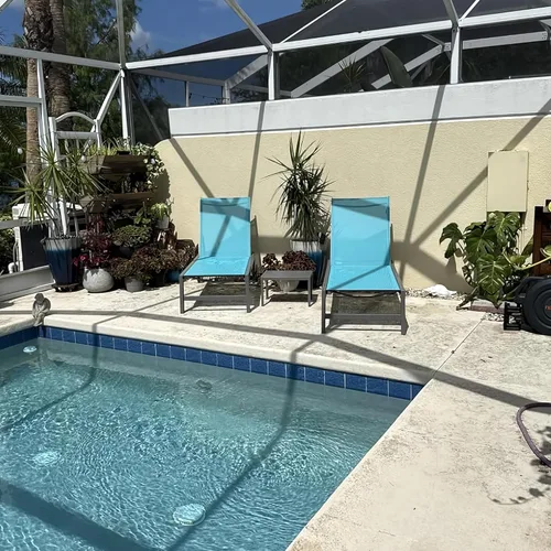 Miniatura 16 de PURPLE LEAF Juego de tumbonas para exteriores para 2 sillas de piscina de gran tamaño con ruedas fáciles de mover y respaldo ajustable, tumbonas