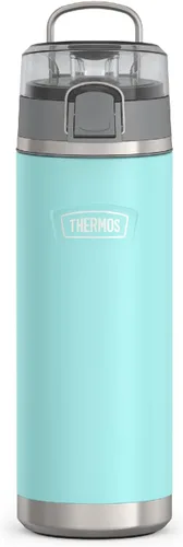 Miniatura 16 de THERMOS ICON SERIES, botella de agua de acero inoxidable con boquilla, 24 onzas, color verde alpino, botella de agua aislada al vacío con tapa