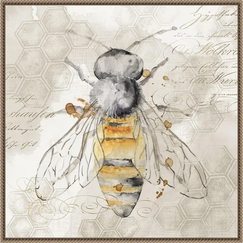 Miniatura 11 de Amanti Art Lienzo enmarcado para pared, 16 x 16 pulgadas, abeja reina II por Eva Watts, lienzo enmarcado para pared, obras de arte de animales