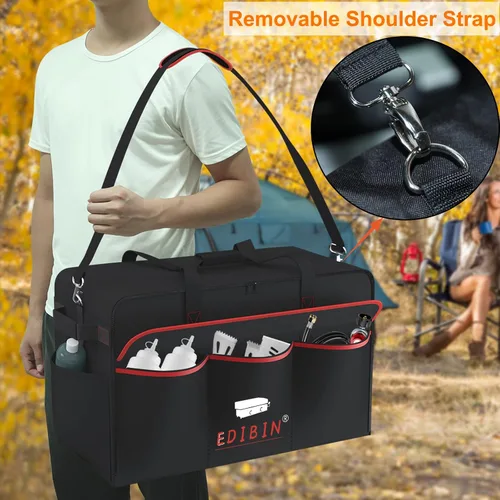Miniatura 5 de Bolsa de Transporte para Plancha de 17 Pulgadas Compatible con Plancha de Mesa Blackstone 1814 de 17 pulgadas con Tapa, Compatible Exclusivamente