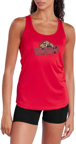 Miniatura 172 de Camiseta deportiva sin mangas oficial de NCAA Collegiate para mujer, con espalda cruzada, colección con logotipo primario