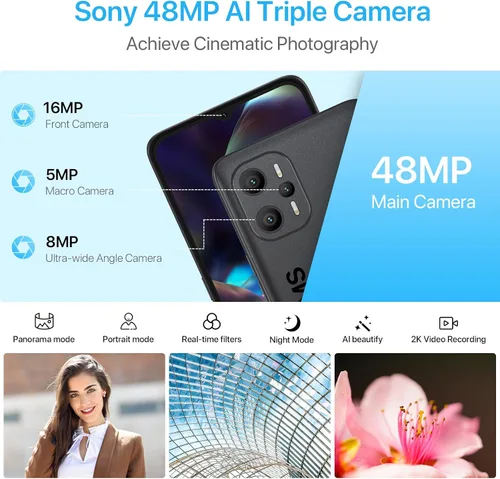 Miniatura 6 de UMIDIGI Teléfono celular desbloqueado F3 Pro 5G, Android 13, 12 (6+6) GB+128GB, cámara principal de 48MP, pantalla FHD+ de 6.6", procesador