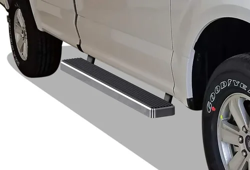 Miniatura 17 de APS - Estribos negros, compatibles con Ford F-150 Regular Cab 2015-2026 y F-250 / F-350 Super Duty 2017-2026