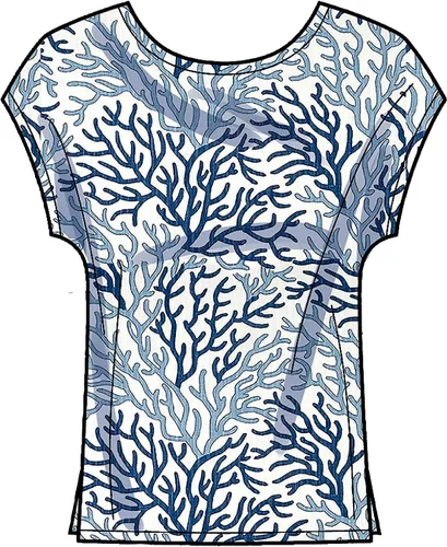 Miniatura 6 de Simplicity Paquete de chaqueta para mujer, parte superior de punto y pantalones sin cordones, patrón de costura código 9269, tallas 26W-32W, blanco