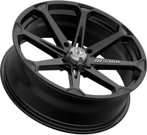 Miniatura 5 de 4/156 Motosport Alloys M12 Rueda diésel 14x7 4.0 + 3.0 Negro para Kawasaki MULE Pro-FXT 2015-2018