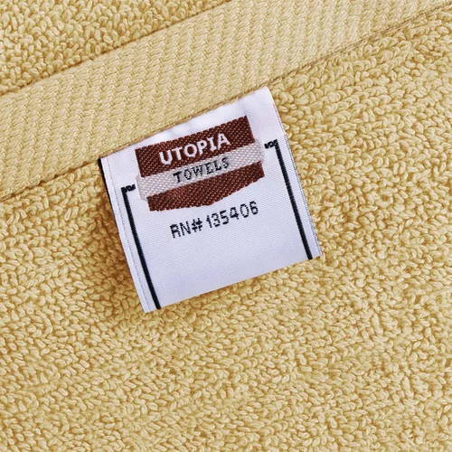 Miniatura 5 de Utopia Towels- Paquete de 6 toallas de mano prémium, 100% algodón hilado en anillo, ultrasuaves y altamente absorbentes, 18 oz/m2 (600 g/m2), 16 x
