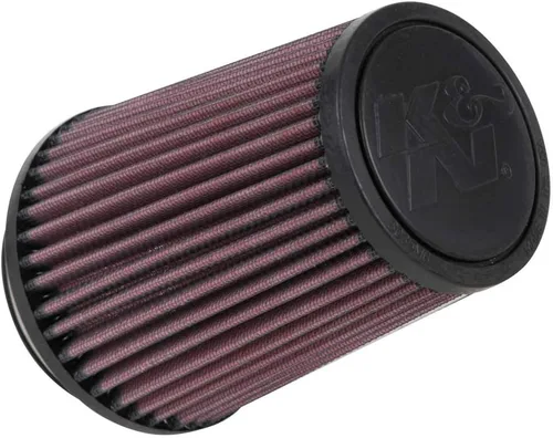 Miniatura 11 de K&N RU-5111 - Filtro de aire universal con sistema de abrazaderas redondas cónicas; diámetro interno de la brida 3 pulgadas (76 mm); altura 5.75