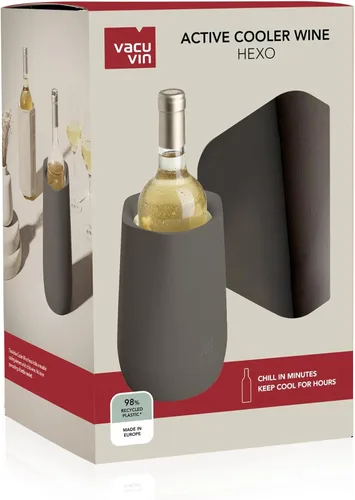 Miniatura 17 de Vacu Vin Rapid Ice – Enfriador de vino elegante – Negro, negro, Negro