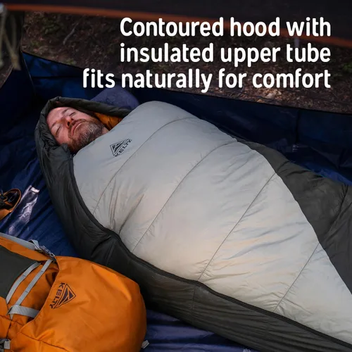 Miniatura 12 de Kelty Cosmic Relleno Sintético 20 Grados - Saco de Dormir para Mochileros – Correas de Compresión, Bolsa de Almacenamiento Incluida