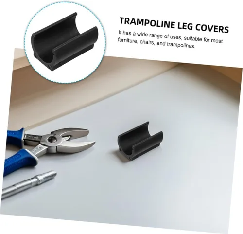 Miniatura 6 de Yardwe 25 unids plástico silla pie en forma de U deslizamiento de piso tapas de tubería cubierta de U - forma de U tapas silla pie piso cubierta