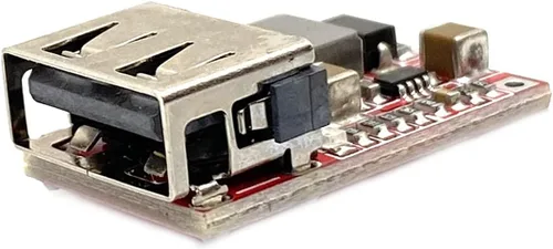 Miniatura 6 de Kiro&Seeu 2 unids DC-DC Buck reductor convertidor USB Power Voltaje Regulador Junta 6-24V Entrada a 5V 2A USB Cargador de Coche Módulo C-DMD-2P