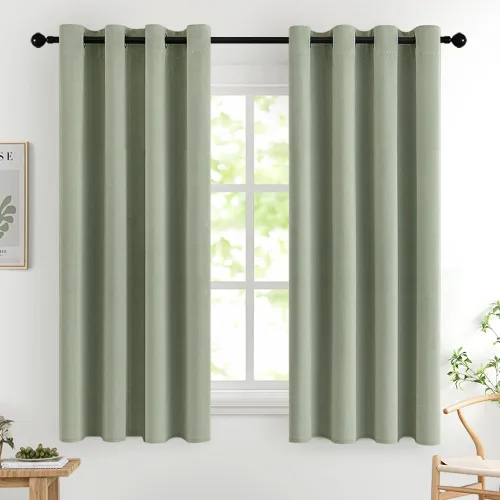 Miniatura 66 de MIULEE Cortinas opacas para dormitorio o sala de estar, juego de 2 paneles de cortina para ventana con aislamiento térmico y bloqueo de luz