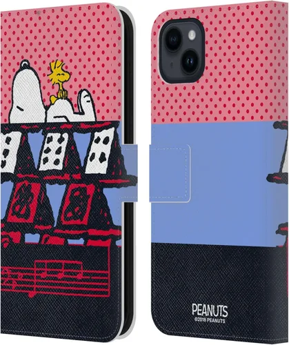 Miniatura 163 de Head Case Designs Funda de piel con licencia oficial de Peanuts Snoopy & Woodstock Balloon Halfs and Laughs para Apple iPhone 7/8/SE 2020 y 2022