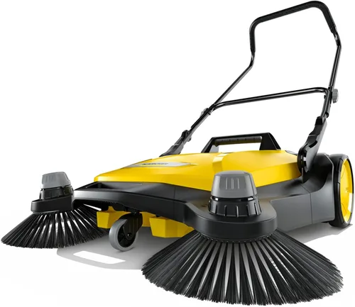 Miniatura 12 de Kärcher Walk Behind Outdoor Push Sweeper S 4 Twin Go!Más para talleres, aceras, entradas o garajes con agarrador de desechos de 5.25 galones, ancho