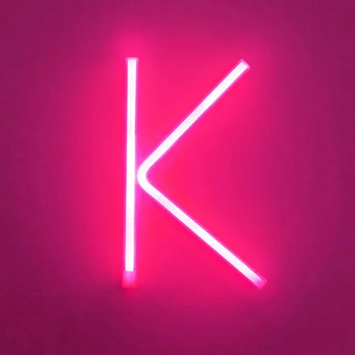 Miniatura 14 de Letrero de neón, letras de neón, letras del alfabeto de neón iluminadas, letras con luces LED, letras de marquesina iluminadas, batería, USB, rosa