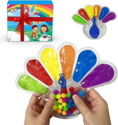 Juguetes sensoriales de clasificación de color, juguetes de habilidades motoras finas para niños pequeños, juguetes Montessori, actividades de