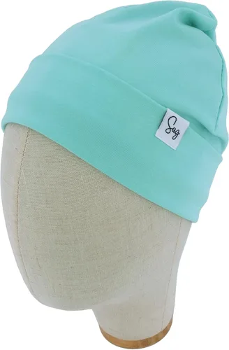 Miniatura 37 de Gorro de punto para recién nacido, para niños y niñas, con forro de satén sedoso, gorro para niños pequeños