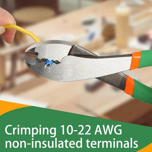Miniatura 2 de SPEEDWOX Herramienta de prensado de corte de alambre Alicates eléctricos Alicates Crimper Cutter Alicates de crimpado de terminales eléctricos