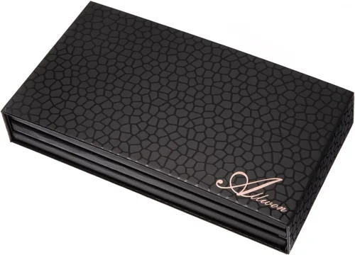Miniatura 2 de Allwon Paleta magnética de rotación de 3 capas 3 en 1 Caja de almacenamiento vacía de paleta de maquillaje para sombra de ojos, lápiz labial, rubor