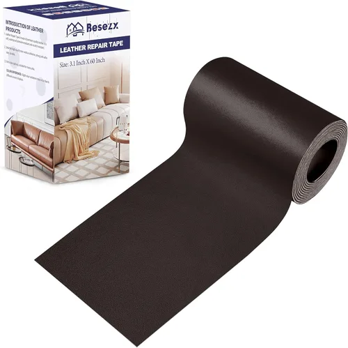 Miniatura 32 de Kit de Cinta de Parche para Reparación de Cuero, Reparación de Cuero Autoadhesiva para Muebles, Sofá, Sillón, Asientos de Automóvil, Silla