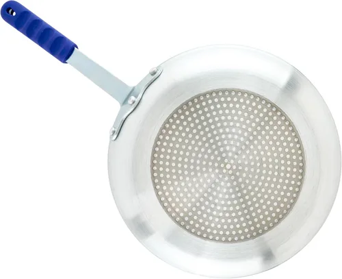 Miniatura 5 de Winco Sartén de aluminio de grado comercial con mango Stay Cool, compatible con inducción, acabado antiadherente, 12 pulgadas
