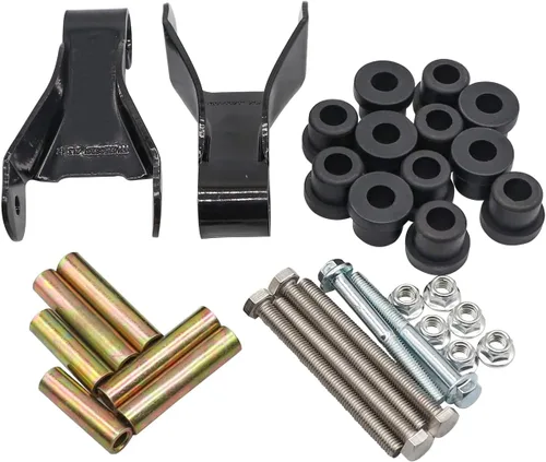 Miniatura 2 de Drive-up Kit de grillete trasero metálico para carrito de golf, incluye buje y fundas para modelos 2004-2013 Club Car Precedent 102506201 102506301