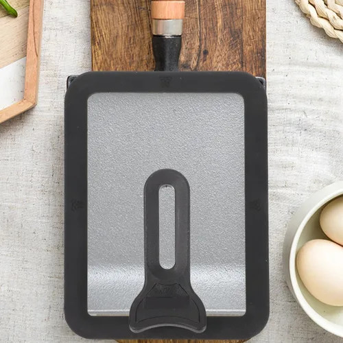 Miniatura 8 de Uonlytech Tamagoyaki - Tapa de sartén de silicona para olla de pie, tapa de cocción visible para sartén de huevos japoneses, accesorio de cocina