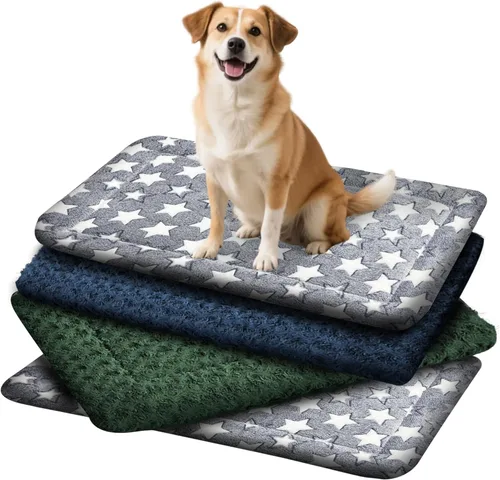 Miniatura 8 de Cama para Perros Lavable de Felpa Ortopédica para Exteriores, Alfombrilla para Jaula con Fondo Antideslizante, Almohadilla Suave de Lujo