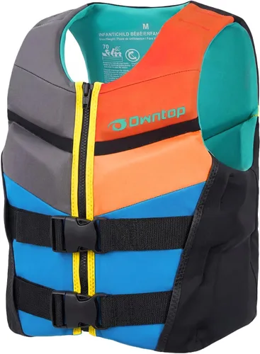 Owntop Chaleco de natación para niños jóvenes | Ligero y de secado rápido | Hebillas ajustables y cremallera | Kayak, entrenamiento de natación,
