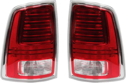 Miniatura 6 de Dasbecan Conjunto de Luces Traseras LED Compatible con Dodge Ram 1500 2013-2018 Ram 2500 y 3500 2014-2018 Lado del Pasajero Plug & Play Reemplaza#